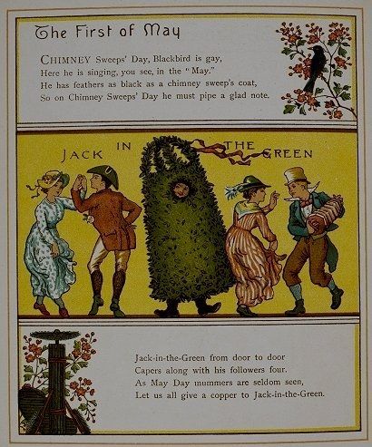 Jack-in-the-Green, from Felix Leigh's London Town, 1883.